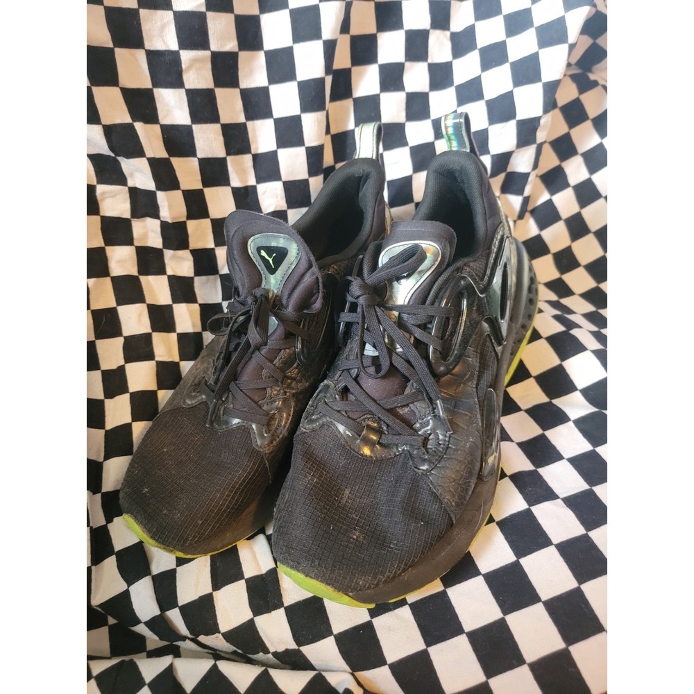 Puma Cell Matrix Xetic 👟 Black / Green – Men's 11 – Retro Running Trainers‎